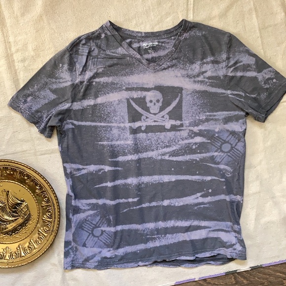 Pirate shirt Jolly Roger : tie dye - Picture 4 of 5